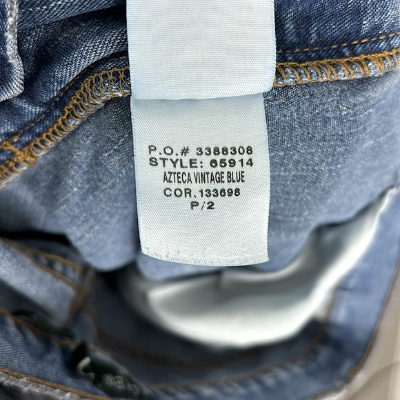 J. CREW MEN'S JEANS 34X30 STRAIGHT AZTECA VINTAGE BLUE - Picture 10 of 10